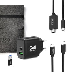 Port Designs 501939 mobile device charger Laptop, Smartphone, Tablet Black AC Fast charging Indoor