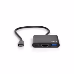 Port Designs 900140 laptop dock/port replicator Wired USB 3.2 Gen 1 (3.1 Gen 1) Type-C Black - Additional view 3