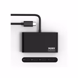 Port Designs 900147 interface hub USB Type-C 5000 Mbit/s Black - Additional view 5