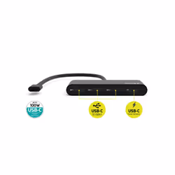 Port Designs 900147 interface hub USB Type-C 5000 Mbit/s Black - Additional view 8