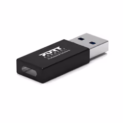 Port Designs 900154 cable gender changer USB-A USB-C Black - Additional view 2