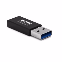 Port Designs 900154 cable gender changer USB-A USB-C Black - Additional view 3
