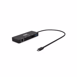 Port Designs 901909, Wired, USB 3.2 Gen 1 (3.1 Gen 1) Type-C, 85 W, 10,100,1000 Mbit/s, Black, 4K Ultra HD