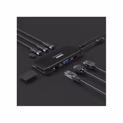 Port Designs 901913 interface hub USB 2.0 Type-C 5000 Mbit/s Black - Additional view 5