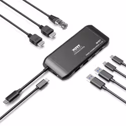 Port Designs PORT Connect Mobile docking station 2 X 4K USB-C 7 peripherals 100W - Additional view 7