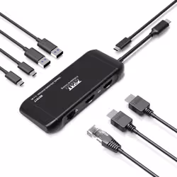 Port Designs PORT Connect Mobile docking station 2 X 4K USB-C 7 peripherals 100W - Additional view 8