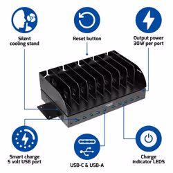 Naotic Charging dock 10 devices - 903001 - PLUGIN SOLUTIONS - Additional view 8