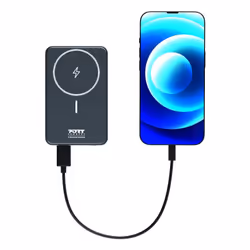 Port Designs 907005 power bank Lithium Polymer (LiPo) 10000 mAh Wireless charging Black - Additional view 7