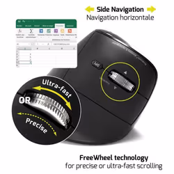 Port Designs ERGO AUDITOR mouse Universal Right-hand RF Wireless + Bluetooth Optical 4800 DPI - Additional view 6
