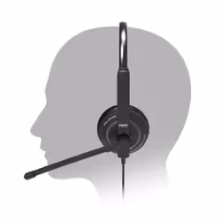Port Designs PORT Connect Pro Lite 250 Headset Wired Head-band Calls/Music USB Type-C / USB Type-A Black - Additional view 8