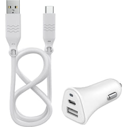 Bigben Connected JGCAC2USBAC5.4AW mobile device charger Universal White Cigar lighter Auto