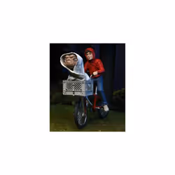 E.T. 40th Anniversary Elliot & E.T. on Bicycle 7" Scale Figure NECA