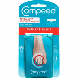 Compeed 3574660127560, 1.7 x 5.1 cm, Oval, Translucent, White, CE, 8 pc(s)