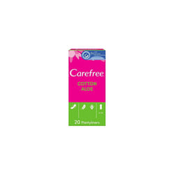 Carefree Panty Liners Breathable Aloe 20