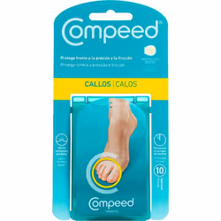 Compeed Callos entre los dedos del pie, 2.2 x 2.2 cm, Oval, Translucent, White, CE, 10 pc(s)