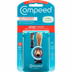 Compeed 3574660634358, 4.2 x 6.8 cm, Rectangular, Translucent, White, CE, 5 pc(s)