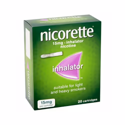 Nicorette Inhalator 15mg 20 Cartridges