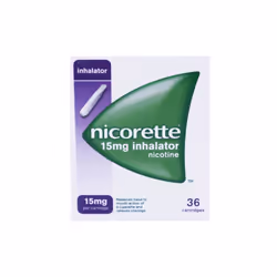 Nicorette 15mg Inhalator Nicotine 36 Cartridges