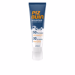 Mountain SPF50+ suncream 20 ml + lipstick F20 2.3 ml
