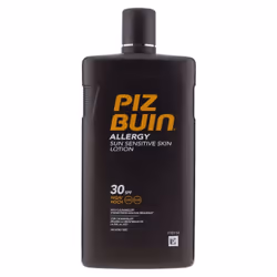 Piz Buin Allergy, Sunscreen lotion, Body, Bottle, Moisturizing, Protection, Sensitive skin, 400 ml