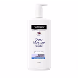 Neutrogena Deep Moisture, 400 ml, Lotion, Unisex, Moisturizing, Dry skin, Sensitive skin, 400 ml, Pump bottle