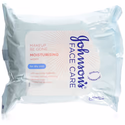 Face Care Make Up Be Gone Moisturising Wipes for Dry Skin - Pack of 2