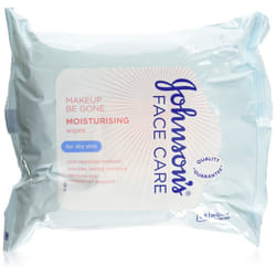 Face Care Make Up Be Gone Moisturising Wipes for Dry Skin - Pack of 2