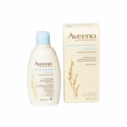 Johnson and Johnson Aveeno Dermexa Emollient Body Wash Gentle 300ml Fragrance Free Clinically Proven