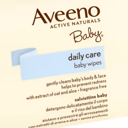 Aveeno Baby Wipes (Daily Care) - 12 packs (864 wipes in total)