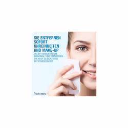Hydro Boost Aqua Cleansing Wipes/With Neutrogena Cleansing Technology, Hyaluronic Acid and Moisturiser / 25 ml (Pack of 6)