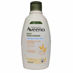 AVEENO DAILY MOISTURISING YOGURT BODY WASH, 300ML