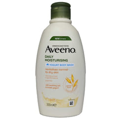 AVEENO DAILY MOISTURISING YOGURT BODY WASH, 300ML