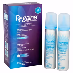 Regaine Hair Regrowth Foam for Women, 73 ml, Pack of 2, 4 Months Supply