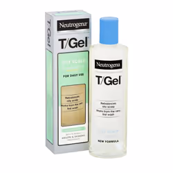 Neutrogena T Gel Anti Dandruff Shampoo 250ml Oily Scalp Daily Use New Formula