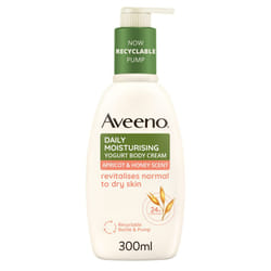 Daily Moisturising Yogurt Body Cream, Apricot & Honey Scent, With Nourishing Oat & Greek Yogurt, 24-Hour Moisturisation, Suitable for Dry, Sensitive