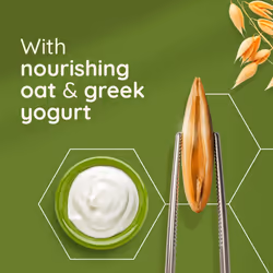 Daily Moisturising Yogurt Body Cream, Apricot & Honey Scent, With Nourishing Oat & Greek Yogurt, 24-Hour Moisturisation, Suitable for Dry, Sensitive