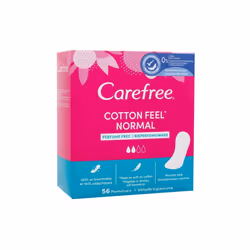 Carefree - Cotton Feel Normal - For Women, 56 pc