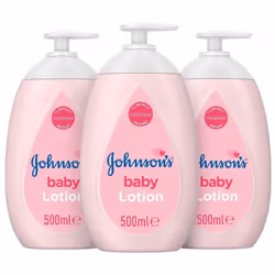 JOHNSON'S Baby Lotion Multipack â Gentle and Mild for Delicate Skin and Everyday Use â 24h Moisturisation â 3 x 500 ml