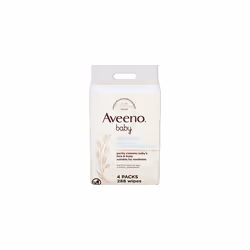 Aveeno Baby Wipes - Sensitive Skin - Cleanse Gently and Efficiently - Baby Wipes - Baby Essentials - Pack of 4 (288 Wipes in ...
