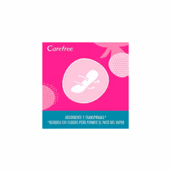 Carefree Cotton Extract Breathable Pantyliners - Pack of 20