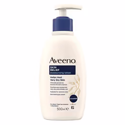 Aveeno Skin Relief Moisturising Lotion, Soothes Skin From Day 1, Body Lotion for Very Dry and Irritable Skin Care, 500 ml