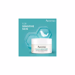 Aveeno Face Calm + Restore Oat Gel Moisturiser 50ml
