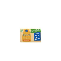 Johnson's Baby Honey soap Duo Pack 2 x 90g, Yellow