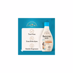Aveeno Baby Kids Conditioner 250ml | Enriched with Soothing Oat & Shea Butter | Hair Conditioner for Children Developed for Your Little Supe