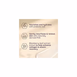 Skin Renewal Firming Lotion, For Firmer, More Nourished Skin, with Prebiotic Oat, Naturally Derived PHA & Blackberry Leaf Extract, Fragrance Free,