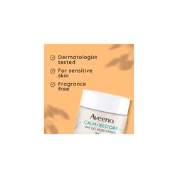Aveeno Face Calm and Restore Oat Gel Moisturiser 50ml