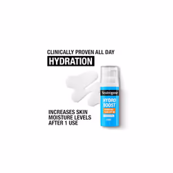 Hydro Boost Hydrating Face Fluid SPF 50, with Hyaluronic Acid, Pro-Vitamin B5 and Niacinamide, Broad Spectrum for Dry Skin, 50ml