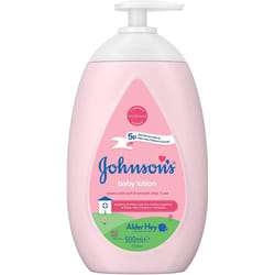 JOHNSON'S Baby Lotion 500ml â Gentle and Mild for Delicate Skin and Everyday Use â 24h Moisturisation