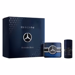 Mercedes-Benz Sign Fragrance Gift Set for Men - 2 Pc Set 3.4 Fl Oz Eau De Parfum Spray 2.6 Oz Body Deodorant Stick - Luxury ...