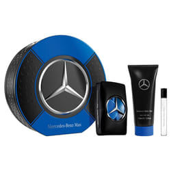 Mercedes-Benz Man 3 pc Giftset - Elegant Fragrance - Sensual  Floral  Woody Notes - Endless Day Through Night Scent Payoff - 2 EDT Sprays  Shower Gel